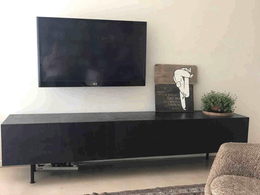 Black Lounge Buffet Storage
