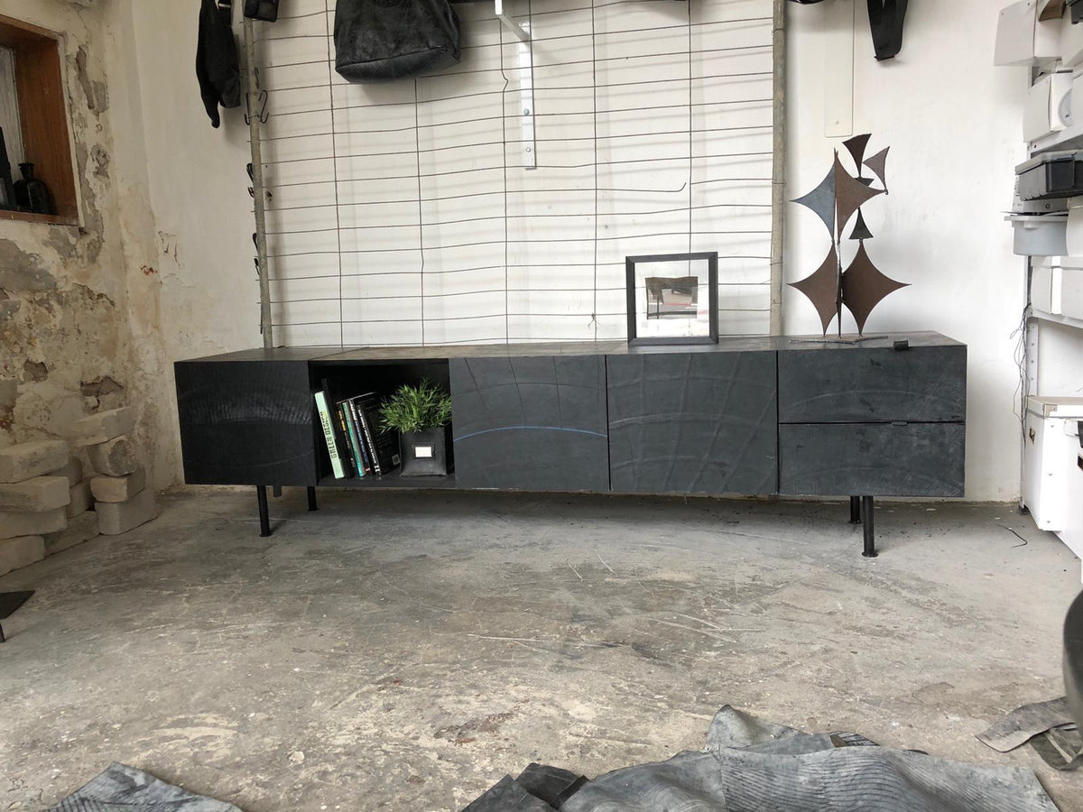 Black Lounge Buffet Storage